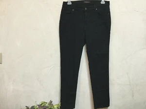 James Skinny Z Jeans Womens Size 14 Black Stretch Skinny Leg Inseam 31 Cotton Bl - Picture 1 of 12