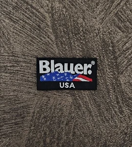 Patch Etichetta Replica Blauer 8X4CM Ricamata Termoadesiva e da Cucire - Foto 1 di 1