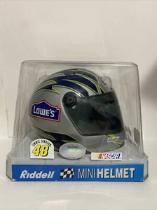 Jimmie Johnson Lowes Riddell Mini Helmet NASCAR 48 New In Clear Show Box - Picture 1 of 6