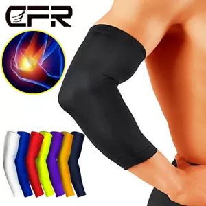 Compression Elbow Support Brace Arm Sleeve Cuff Sports Basketball Cycling Gifts - Picture 1 of 17