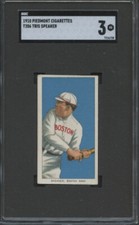 1909-11 T206 Piedmont 350 Tris Speaker Boston Red Sox Hall-of-Fame SGC 3 VG