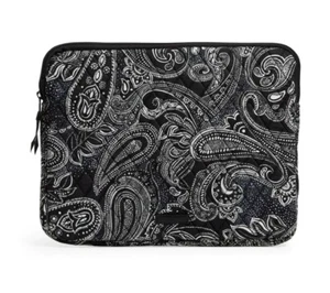 Housse pour ordinateur portable Vera Bradley fermeture éclair coton matelassé 14 x 10,75 Stella Paisley - Photo 1/4