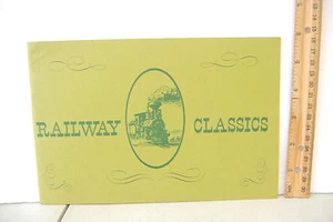 ~RAILWAY CLASSICS CATALOG~FEATURES RAILWAY CARDS AND PRINTS~ - Picture 1 of 12