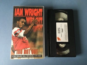 ARSENAL IAN WRIGHT 100 NOT OUT VHS VIDEO VINTAGE - Imagen 1 de 3