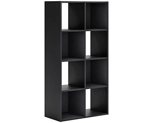 Langdrew 8 Cube Storage Organizer or Bookcase, Black - Image 1 of 4