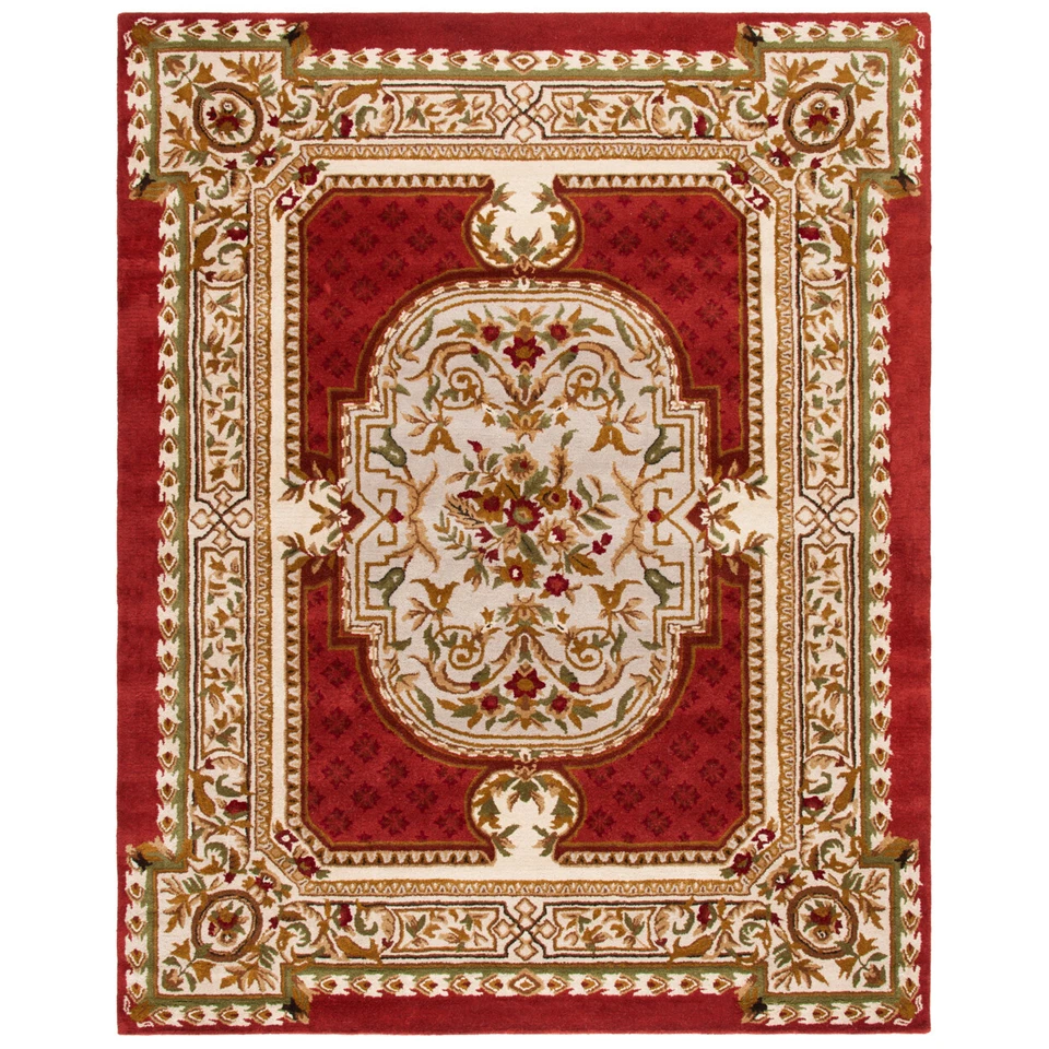 SAFAVIEH Classic Collection CL755A Handmade Burgundy Rug - Image 1 of 4