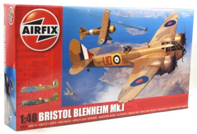 Airfix Bristol Blenheim Mk.1 1:48 Scale Model Airplane Kit A09190 - Image 1 of 3
