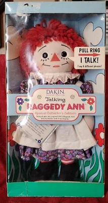 DAKIN SIGNATURE COLLECTION TALKING RAGGEDY ANN #197 Talking Doesn’t Work W/Box - Image 1 of 4