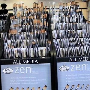 Royal & Langnickel Zen 73 All Media painting artists Synthetic Brushes - Size - Picture 1 of 36