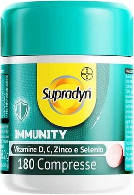 Difese Immunity Integratore Multivitaminico Completo, Con Vitamina C E D, Zinco  - Immagine 1 di 4