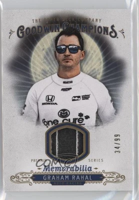 2018 Upper Deck Goodwin Champions Memorabilia Premium /99 Graham Rahal #M-GR - Image 1 of 2