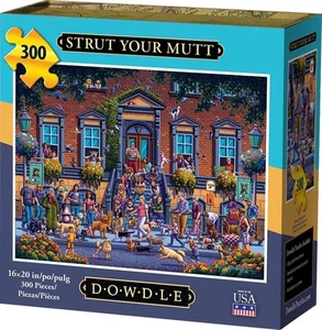 Rompecabezas Dowdle Folk Art; Strut Your Mutt; 300 piezas - Imagen 1 de 2