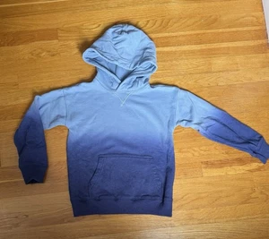 Abercrombie & Fitch Essential Icon Blue Popover Hoodie Boys 7/8 - Picture 1 of 1