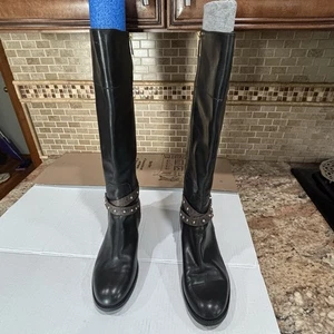 Michael Kors Kincaid Leather Riding Boot Women’s Size 11M - Imagen 1 de 12
