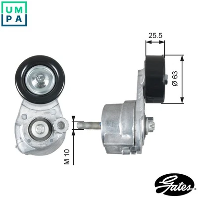 BELT TENSIONER VRIBBED BELT T39160 FOR ZAZ CHEVROLET AVEO/KALOS/Hatchback/U-VA - Image 1 of 4