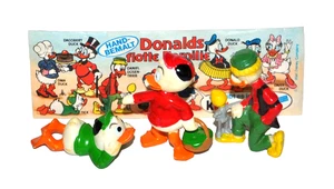 Donald Ducks flotte Familie ❤️ 3 Figuren wie auf Foto mit BPZ ❤️ Ferrero D 1987 - Bild 1 von 1