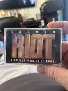 Carman Riot Cassette Righteous Invasion of Truth SPC1422 HTF - Picture 1 of 6