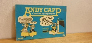 Vintage: Andy Capp No. 40 (1978) Cartoons by Reg Smythe Mirror P/B Book - Picture 1 of 24