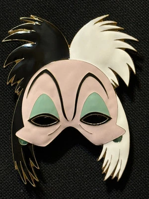 DISNEY WDI D23 EXPO 2017 VILLAIN MASKS CRUELLA DE VIL PIN LE ARTIST PROOF AP - Image 1 of 3
