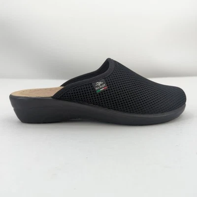 Fly Flot Anatomic Comfort Mule Talla 40 Talla 10 Antigolpes Malla Negra Deslizable Viaje  Foto 1 de 4