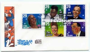 2849-53 Popular Singers Farnam, HF, FDC - Imagen 1 de 1