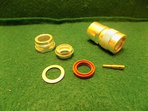 (1) KINGS UG-573B/U C Male Sliver 50 Ohm to RG-8 RG-9 213 214 NOS - Picture 1 of 2