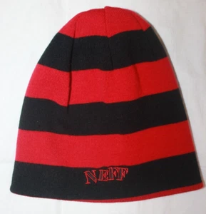 Gorro Reversible Neff Rojo y Negro Elastizado OSFM - Imagen 1 de 2