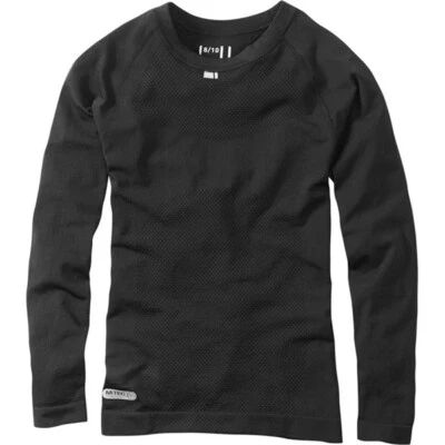 Madison Isoler Mesh Women's Long Sleeve Cycling Base Layer - Size 8 / 10 - Black - Image 1 of 2