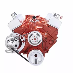SBC Serpentine Conversion Kit Alternator Only 283 327 350 400 Chevy Small Block - Bild 1 von 8
