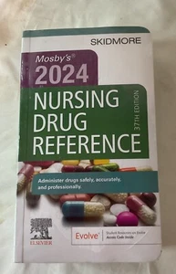 Mosbys 2024 Nursing Drug Reference (Skidmore Nursing Drug Reference) New - Picture 1 of 5