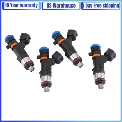 4 Pcs 0280158130 Fuel Injectors For 2007-2014 Nissan Rogue Altima Sentra 2.5L L4 - Image 1 of 4