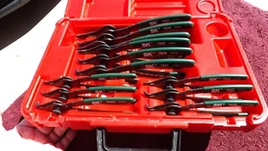 SK TOOLS *NEAR MINT!* 12-PIECE MASTER "CONVERTIBLE" SNAP RING PLIERS SET! - Picture 1 of 6