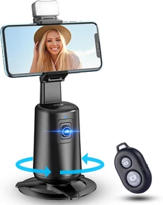 Auto Face Tracking Tripod 360° Rotating Auto Tracking Phone Stand, No App, Phone - Picture 1 of 12