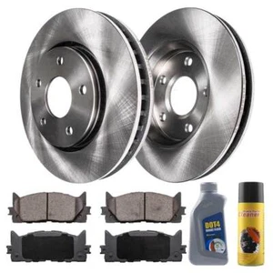 Front Disc Rotors and Brake Pad for Lexus ES350 ES300H Toyota Camry Avalon HT-03 - Picture 1 of 8