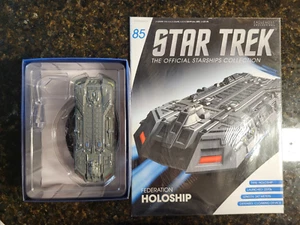 Star Trek Federation Holoship Eaglemoss Starships issue 85 w/ Magazine - Picture 1 of 3
