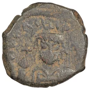 Monnaie byzantine - HÉRACLIUS - Follis - 610-613 - Constantinople cuivre BC.804 - Foto 1 di 2