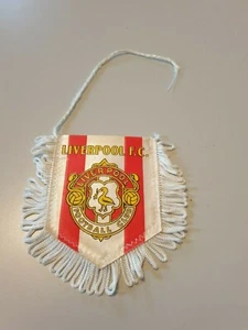 Vintage-Pennant - Liverpool F.C. - Both Sides Printed - 10 x 8 CM - Picture 1 of 2