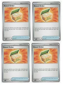 Boxed Order 143/162 - Temporal Forces Pokemon Trainer Kartenset x4 - Spielset - Bild 1 von 1