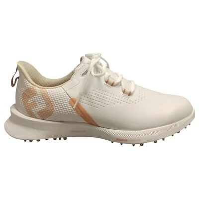 FootJoy Fuel Spikeless Golf Cleats Womens 9M White Pink Limited Warranty Lace-Up - Image 1 of 4