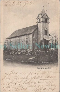 Peekskill NY - PORTA DEL CIELO CHIESA AL LAGO CANOPUS - Cartolina postale - Foto 1 di 2
