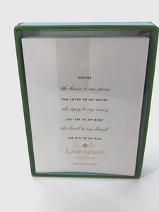 Juego de tarjetas de notas KATE SPADE "Solicitud de Dama de honor" 10 tarjetas sobres forrados NUEVO sin sellar - Imagen 1 de 4