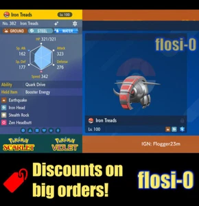 6IV glänzende eiserne Auftritte Donphan Pokemon scharlachrot und violett - Bild 1 von 1