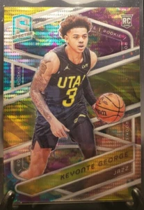2023-24 Panini Spectra Silver Pulsar Prizm 120/125 Keyonte George #135 Utah Jazz - Picture 1 of 2
