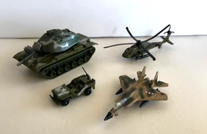 US Military Zyll T511 Tank Helicopter Jet & Jeep Vehicle Lot of 4 - Picture 1 of 12