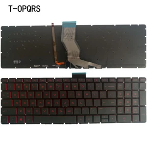 FOR HP Pavilion Star Wars 15-an050nr 15-an051dx KEYBOARD Red backlit US No Frame - Picture 1 of 7