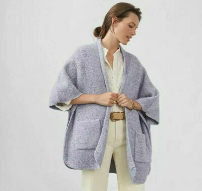 Cárdigan Suéter Anthropologie Boucle Tejido Kimono Grande Cocoon Talla Única NUEVO Foto 1 de 4
