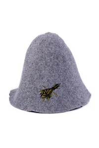 Sauna Hat Natural Wool Felt Cap Bath House Kit Schapka Hat Saunahut Saunamütze - Picture 1 of 6