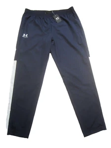 UNDER ARMOUR MEN NAVY BLUE VITAL WOVEN SWEATPANTS W/WHITE ACCENTS SIZE 3XL NWT - Picture 1 of 8