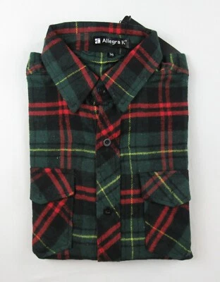 Camisa de franela a cuadros para mujer Allegra K talla 36 Foto 1 de 4