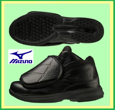 MIZUNO Japan Baseball Umpire Shoes Pro Model Black 11GU2300 US Size 6.5-12 JP - Image 1 of 4